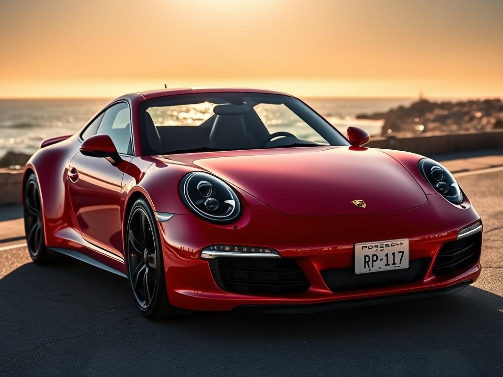 Porsche 911 with PPF and ceramic coating showing exceptional gloss in San Diego sunlight Porsche 911 with PPF and ceramic coating showing exceptional gloss in San Diego sunlight